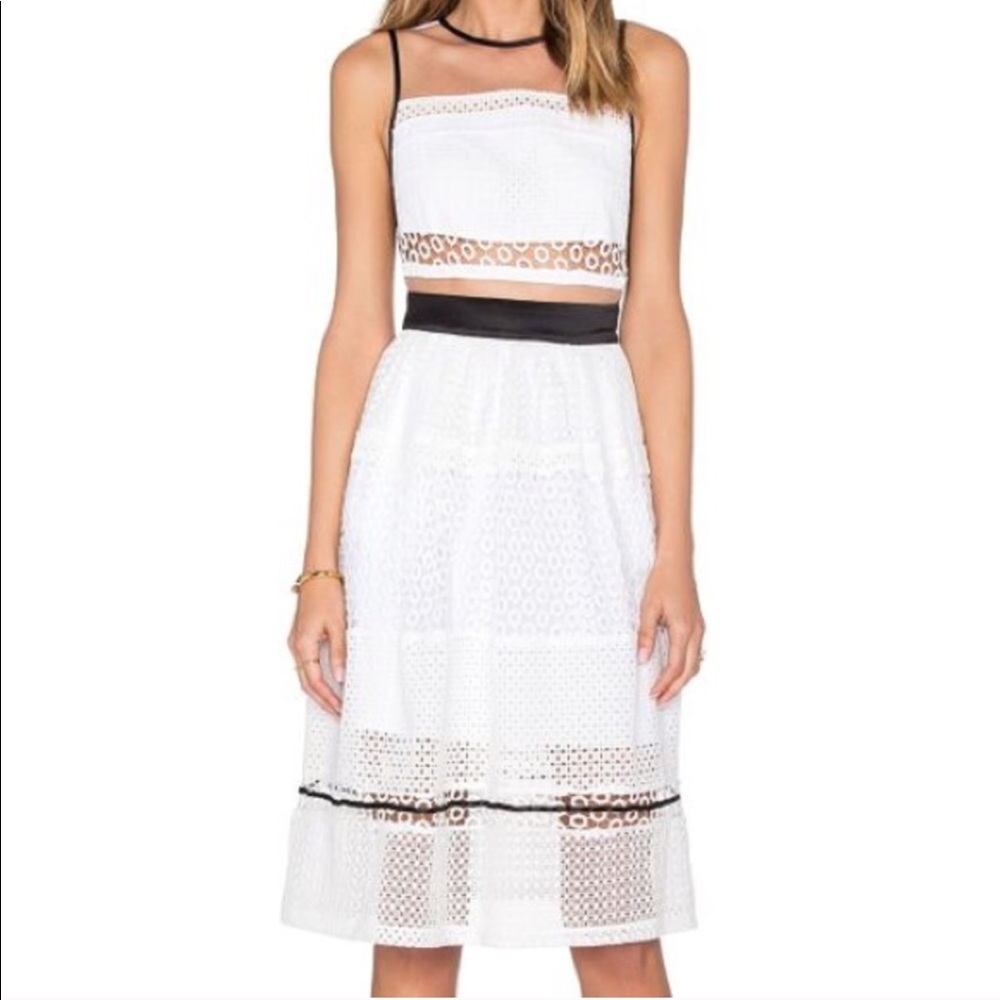 Kendall & Kylie Mixed Lace Dress